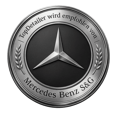 Empfehlung von Mercedes-Benz S&G für die professionelle InHouse Fahrzeugaufbereitung von TopDetailer